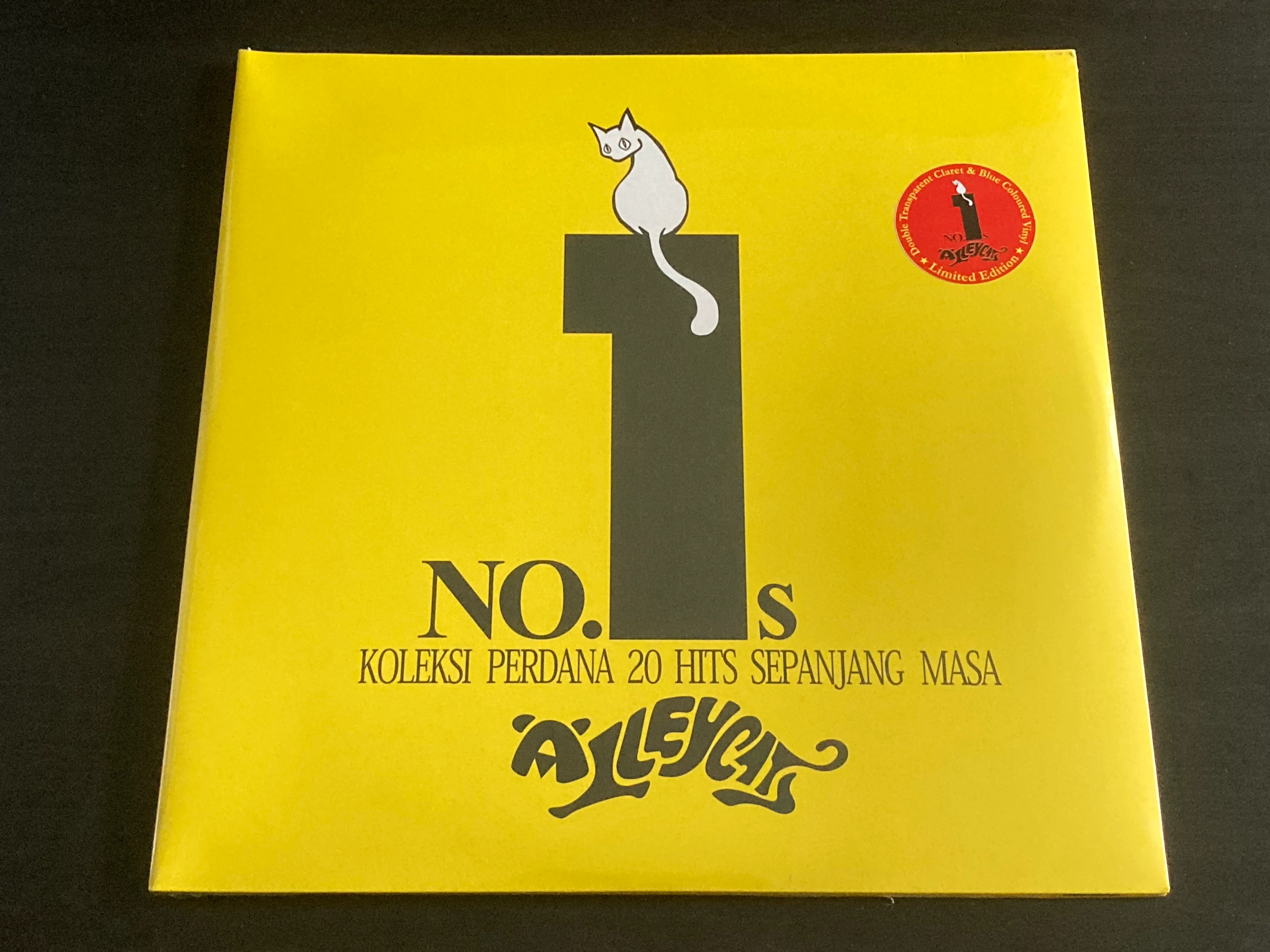 Alleycats - No.1s Koleksi Perdana 20 Hits Sepanjang Masa 2LP 33⅓rpm