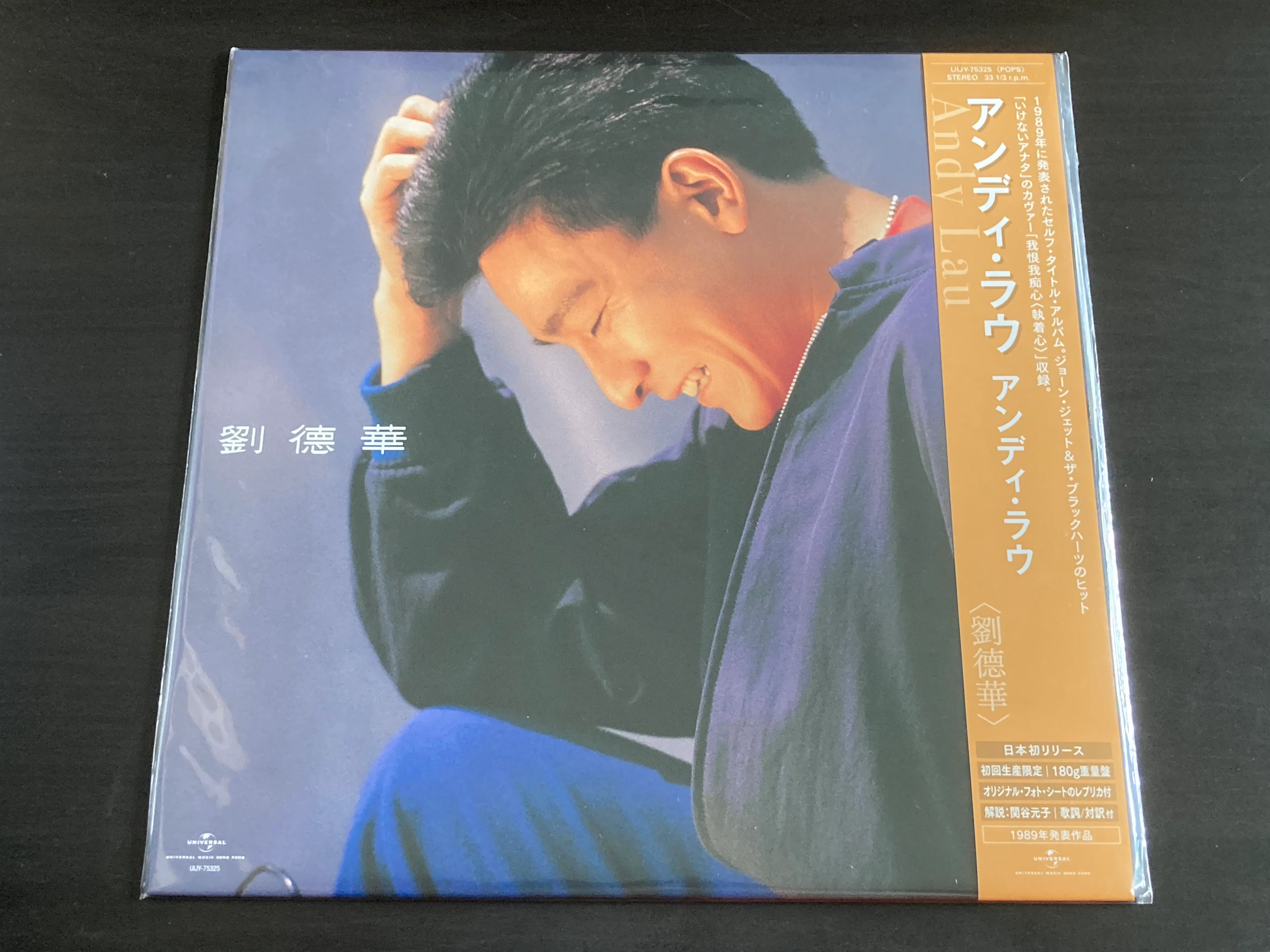 Andy Lau / 劉德華 - Self Titled LP 33⅓rpm (日本進口黑膠完全生產限定盤)