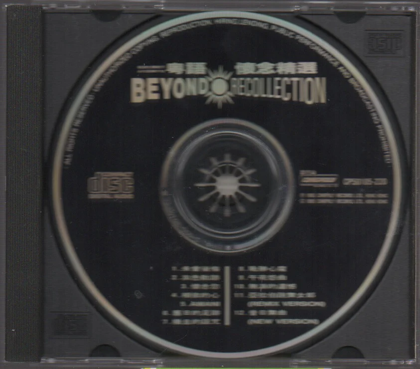 [Pre-owned] Beyond - 粵語懷念精選 (Out Of Print) (Graded: NM/EX) - Image 3