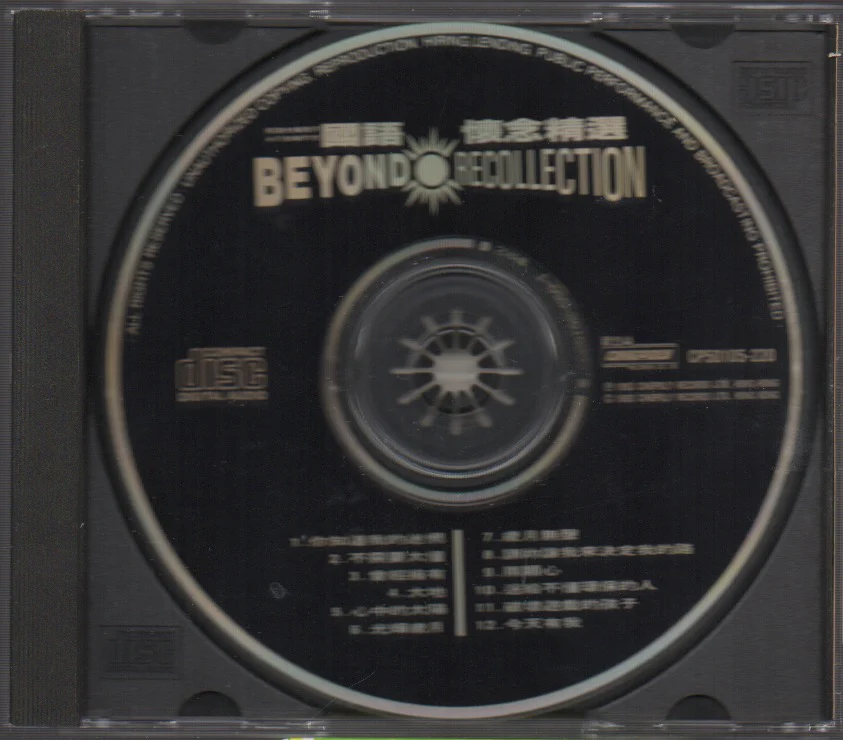 [Pre-owned] Beyond - 國語懷念精選 (Out Of Print) (Graded: VG/EX) - Image 3