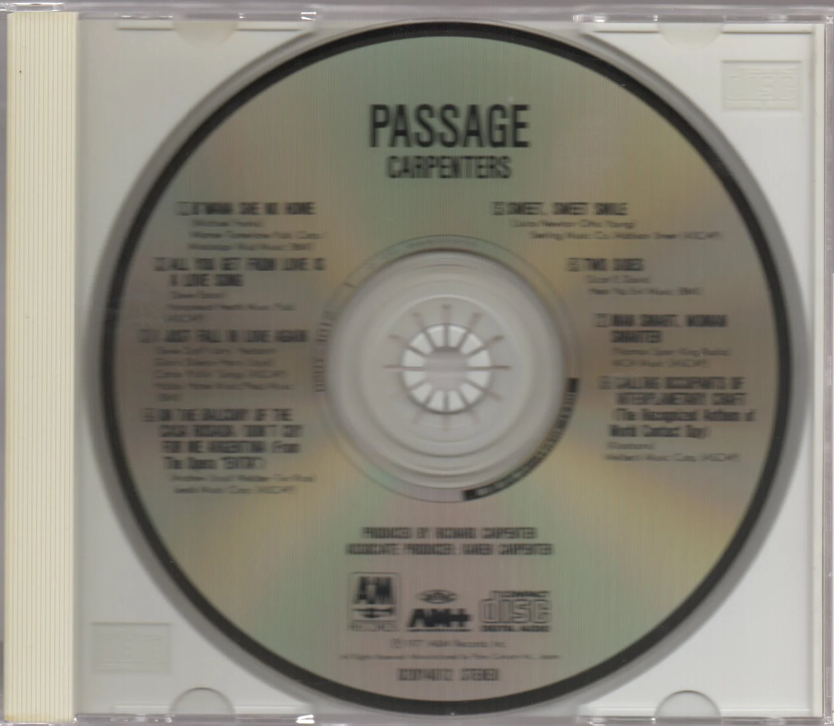 [Pre-owned] Carpenters - Passage CW/OBI (Out Of Print) (Graded:EX/NM) - Image 3