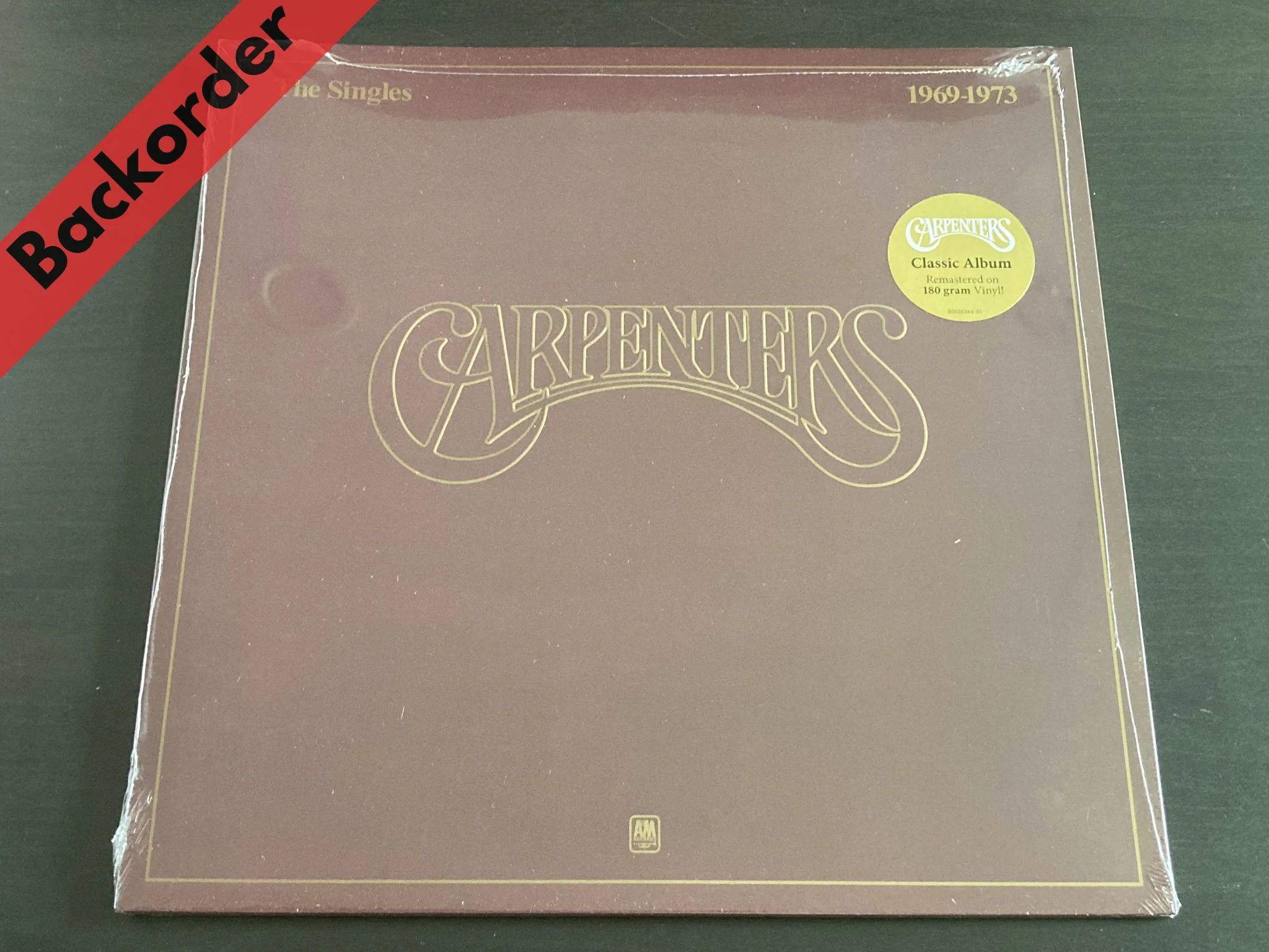 Carpenters - The Singles 1969-1973 LP 33⅓rpm [Backorder LP]