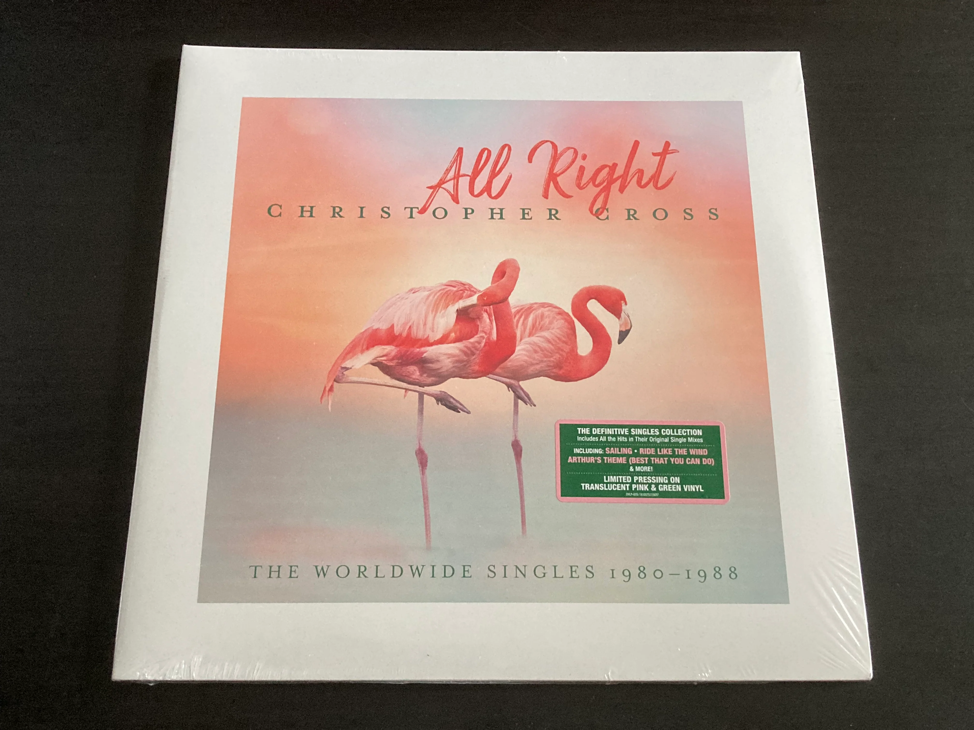 Christopher Cross - All Right: The Worldwide Singles 1980-1988 2LP 33⅓rpm