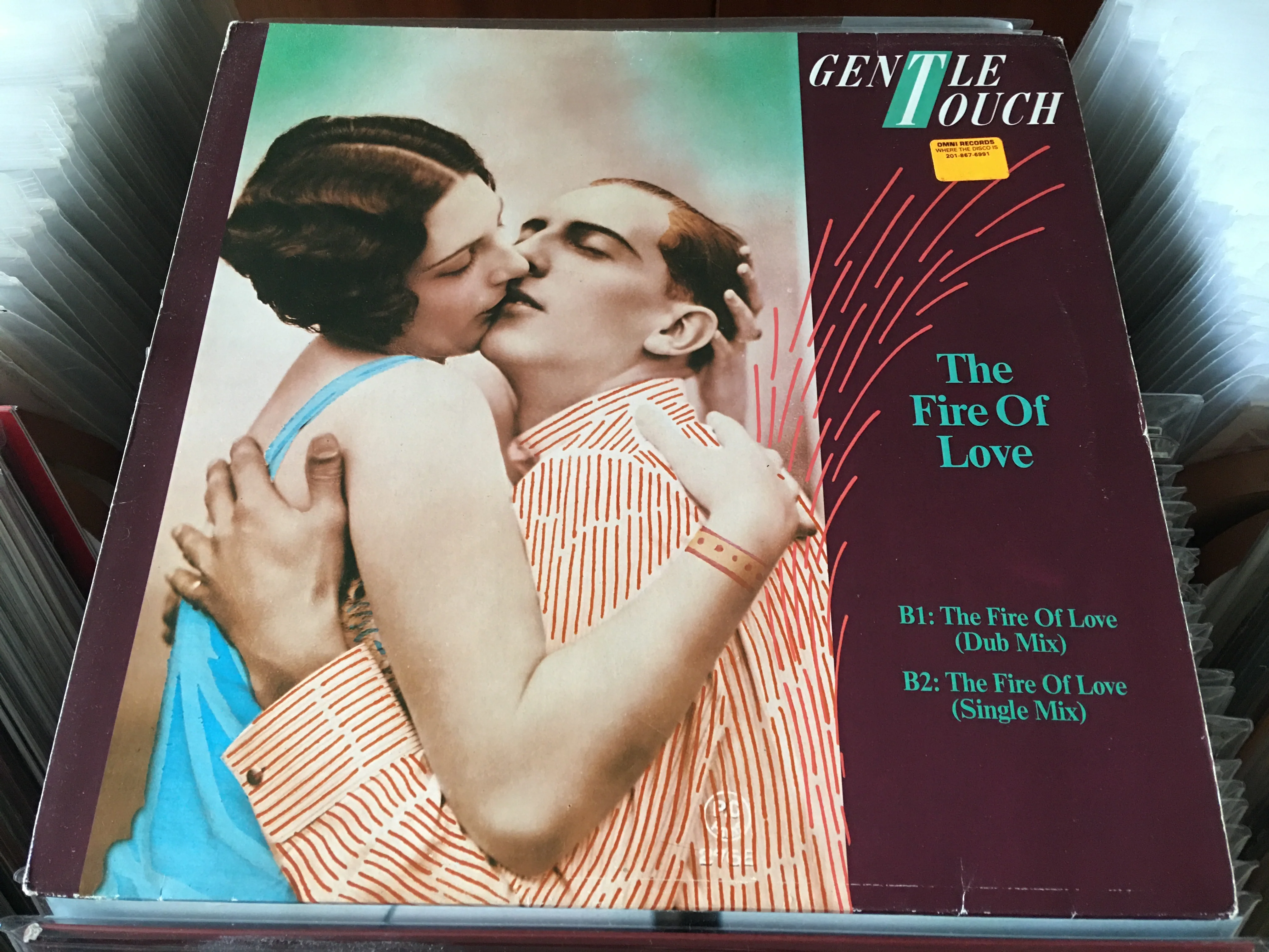 [Pre-owned] Gentle Touch - The Fire Of Love 12" Maxi-Single 45rpm (Out Of Print) (Graded:EX/VG)