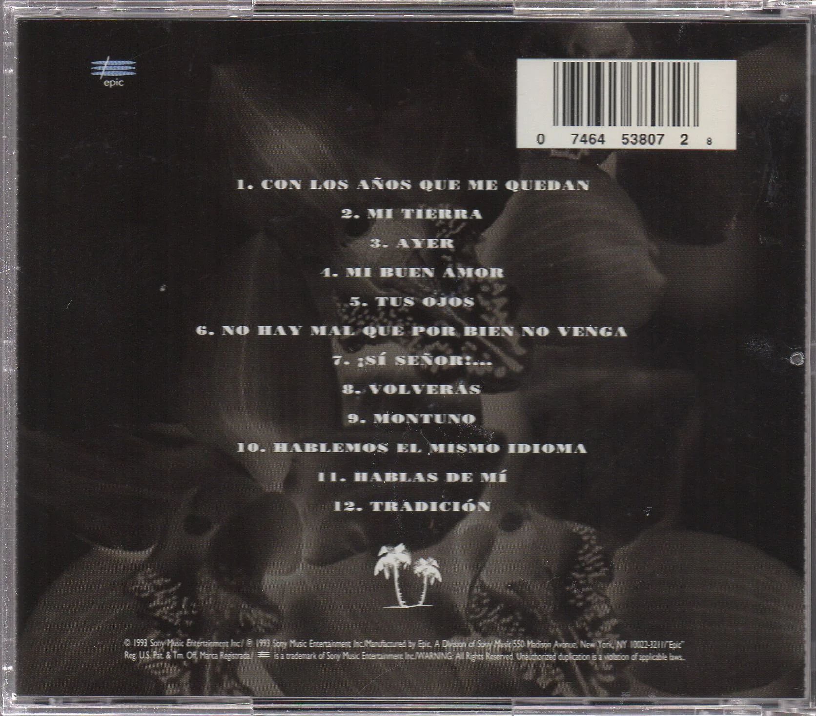 Gloria Estefan - Mi Tierra (Out Of Print) (Graded:EX/EX) - Image 2