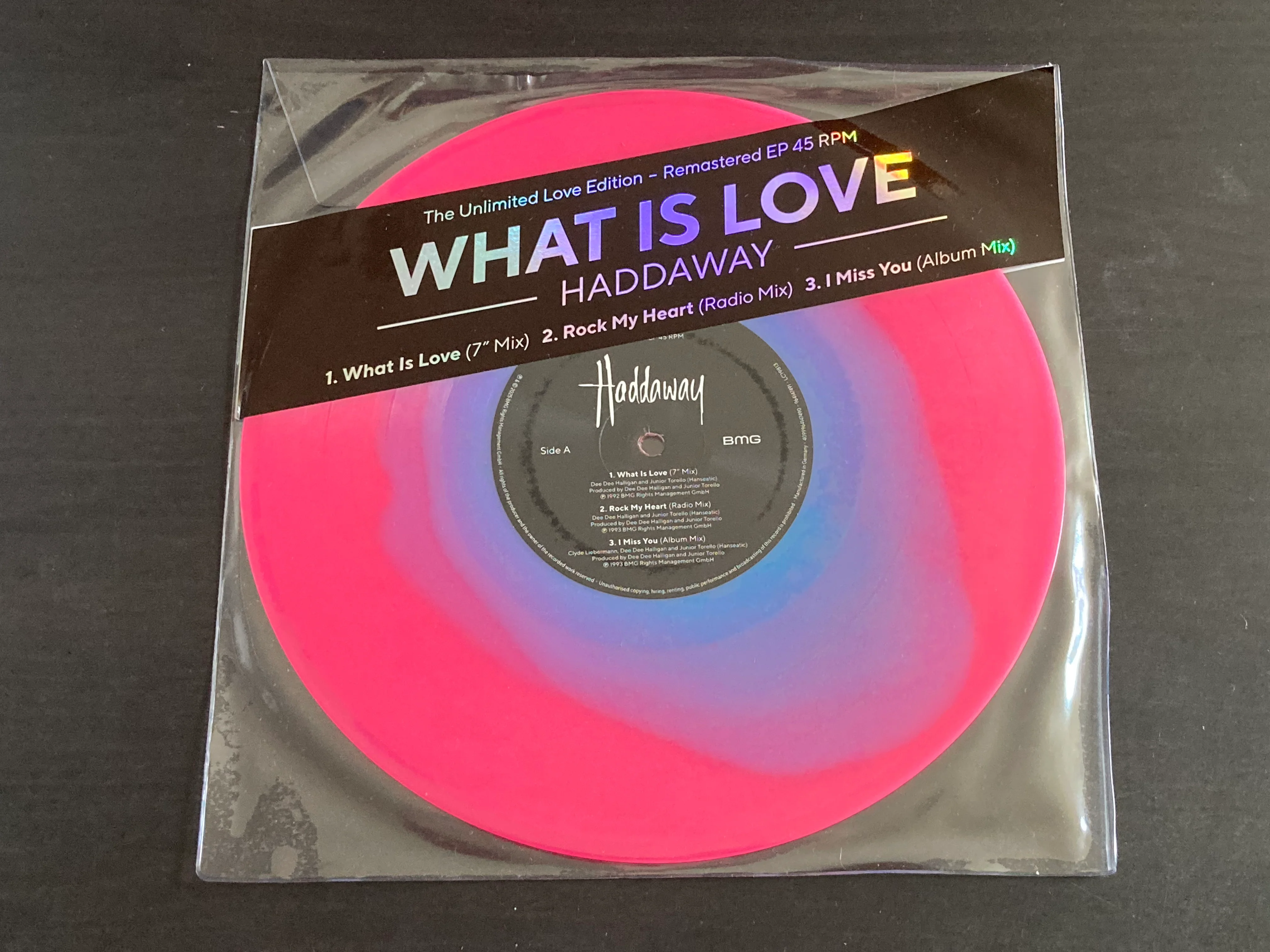 Haddaway - What Is Love 10" EP 45rpm