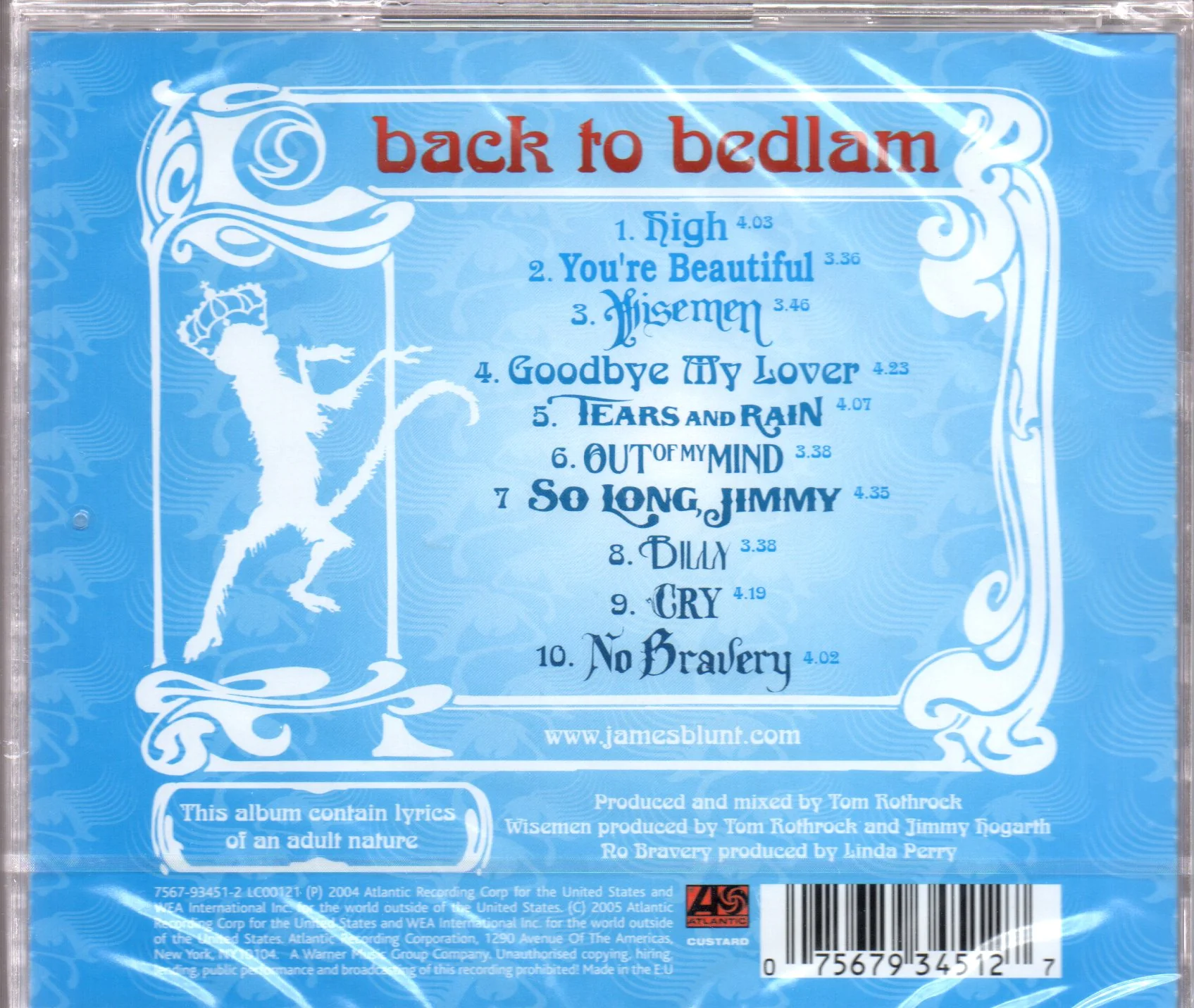 James Blunt - Back To Bedlam - Image 2