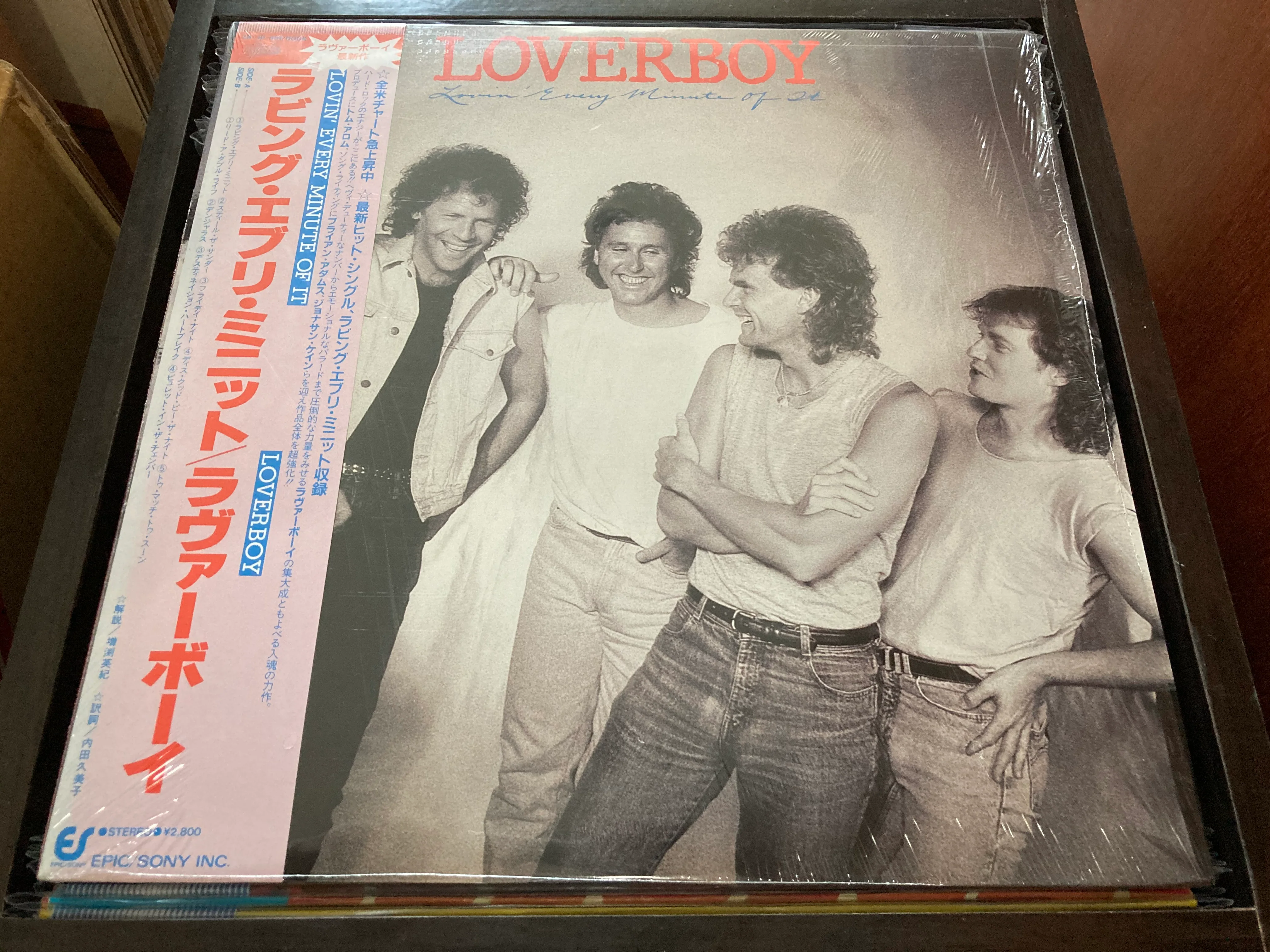 Loverboy - Lovin' Every Minute Of It CW/OBI LP 33⅓rpm (Out Of Print) (Graded:NM/NM)