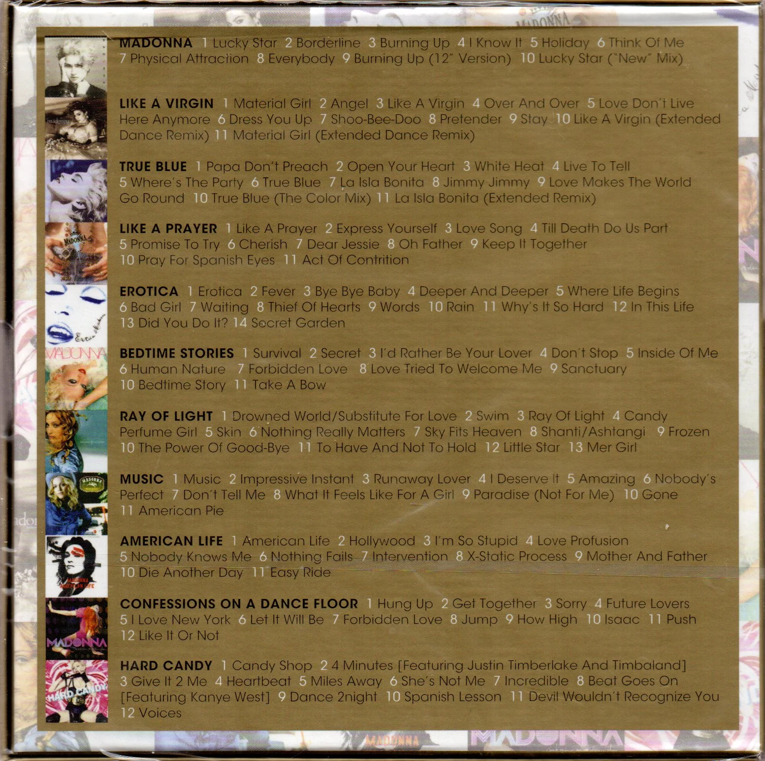 Madonna - The Complete Studio Albums (1983 - 2008) 11CD Boxset - Image 2
