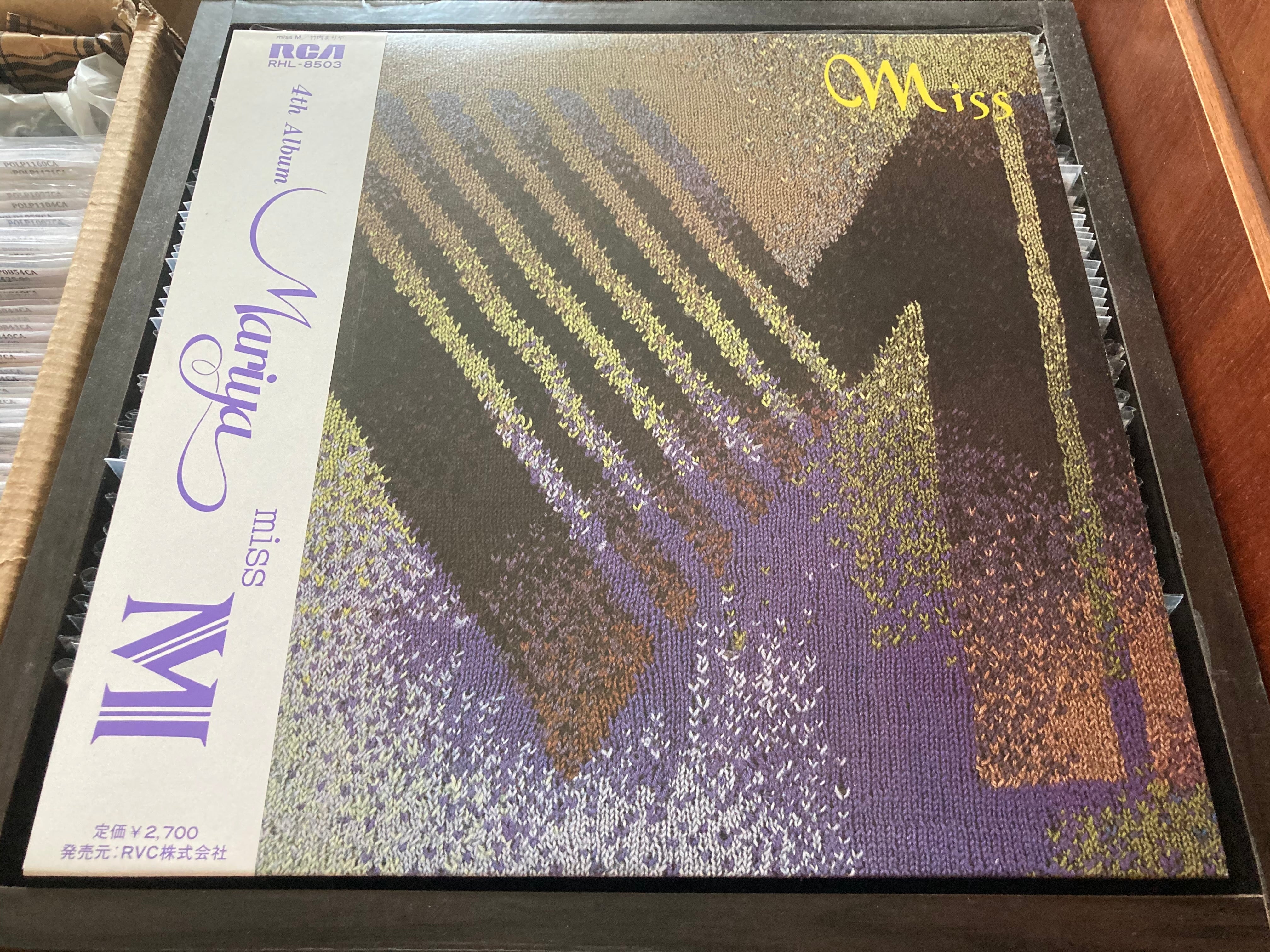 [Pre-owned] Mariya Takeuchi / 竹内まりや - Miss M LP 33⅓rpm CW/OBI (Out Of Print) (Graded: NM/NM)