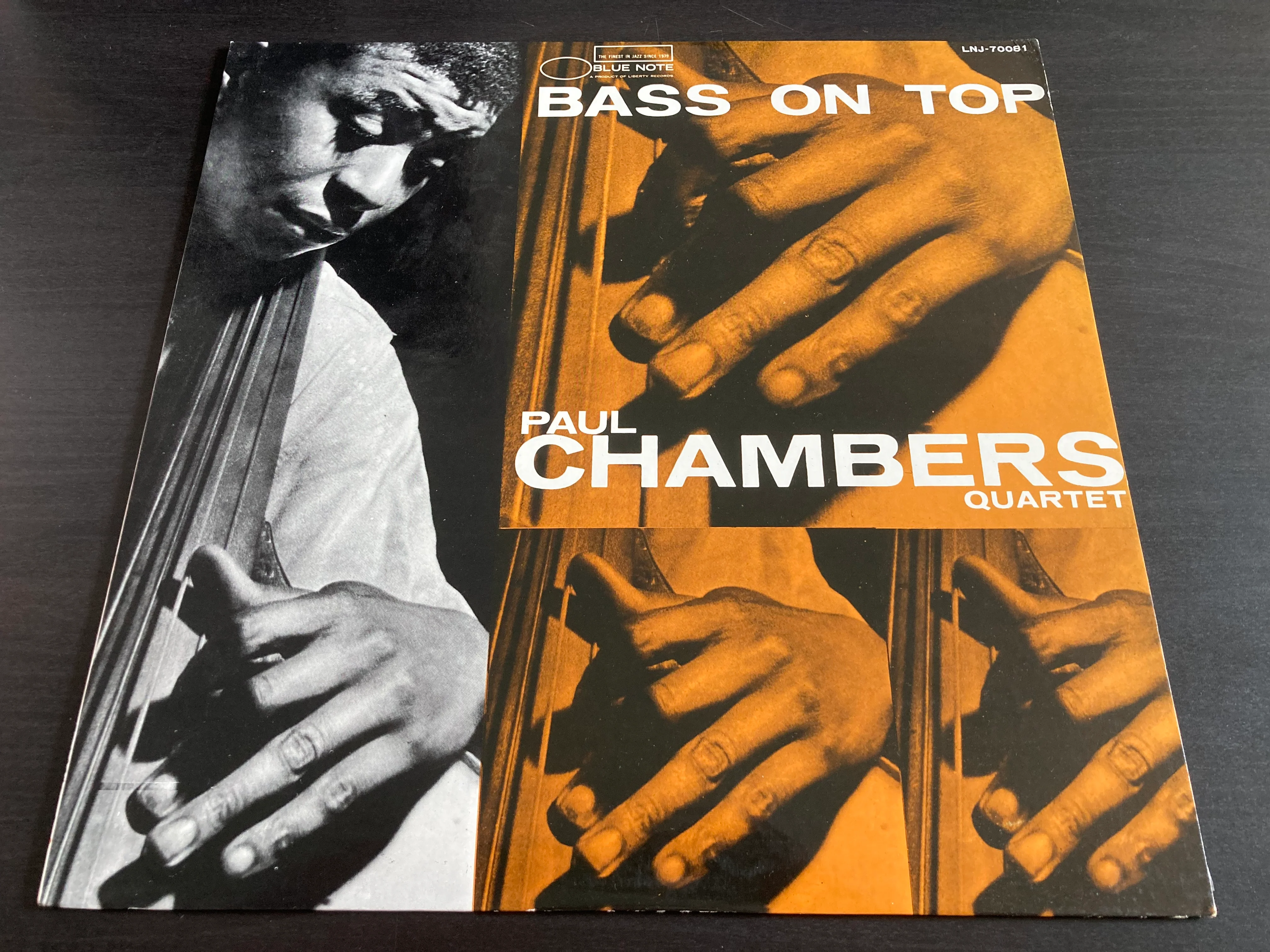 [Pre-owned] Paul Chambers Quartet - Bass On Top LP 33⅓rpm (Out Of Print) (Graded:NM/NM)