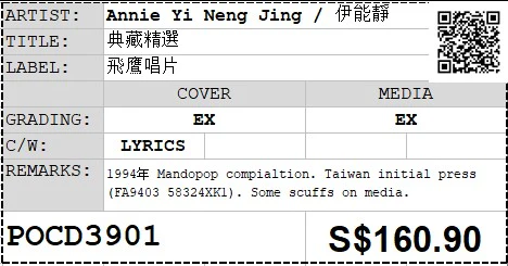 [Pre-owned] Annie Yi Neng Jing / 伊能靜 - 典藏精選 (Out Of Print) - Image 4