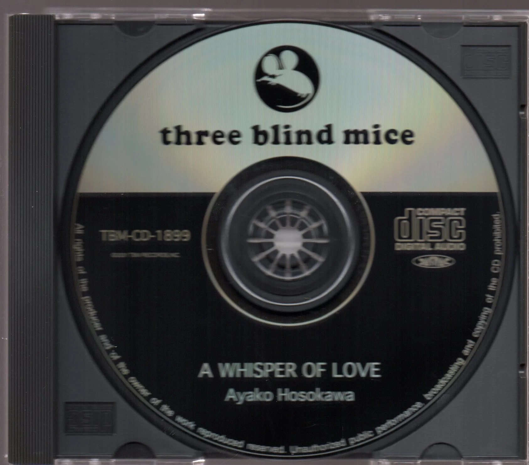 [Pre-owned] Ayako Hosokawa / 細川綾子 - A Whisper of Love CD - Image 3