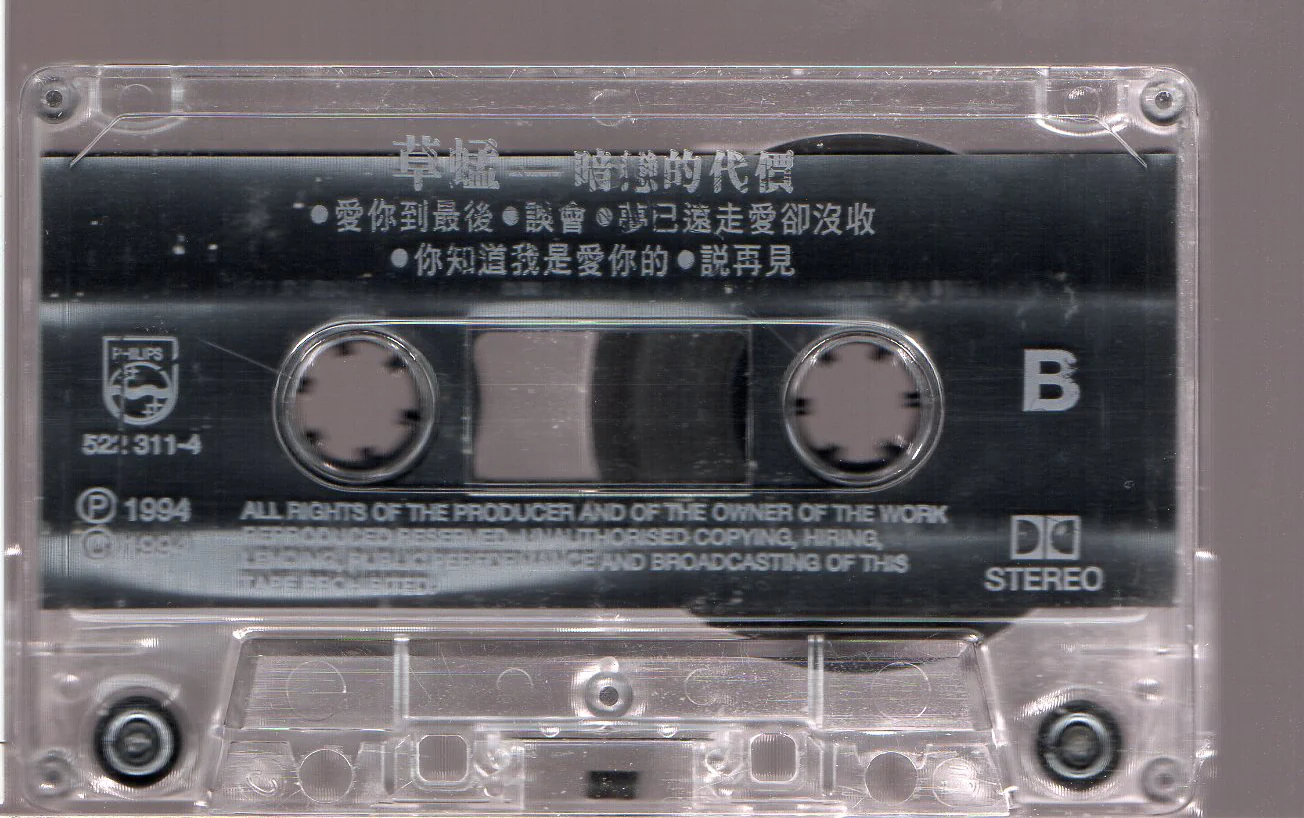 [Pre-owned] Grasshopper / 草蜢 - 暗戀的代價 (卡帶/Cassette) - Image 4