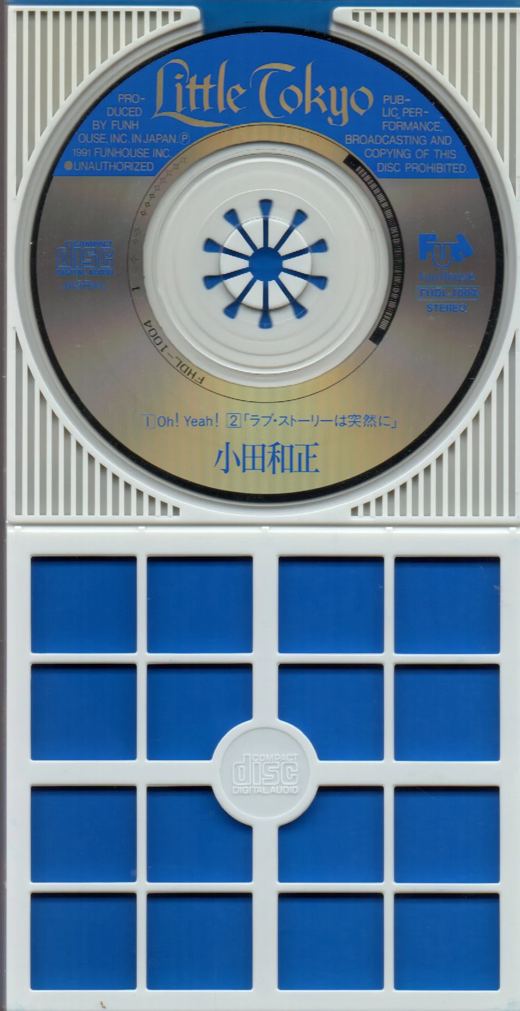 [Pre-owned] Kazumasa Oda / 小田和正 - Oh! Yeah! / 「ラブ・ストーリーは突然に」 3inch Single - Image 3