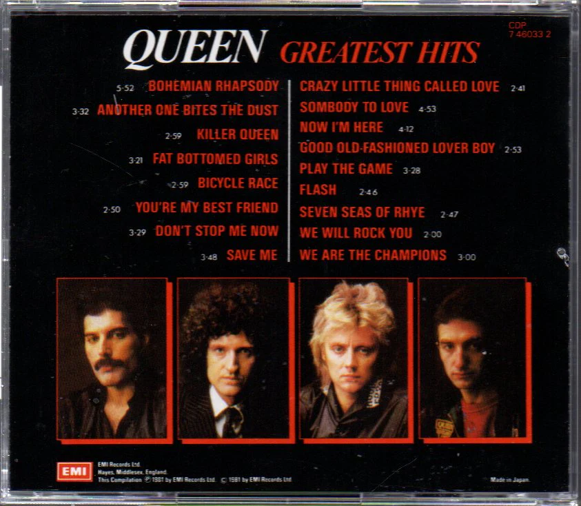 [Pre-owned] QUEEN - GREATEST HITS (Out Of Print) (Graded:NM/EX) - Image 2