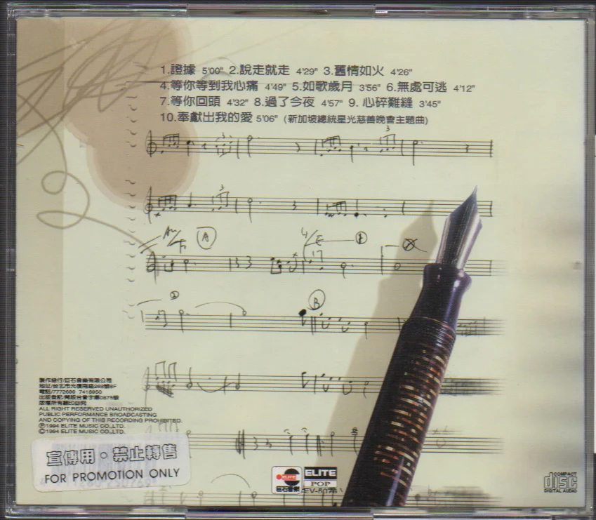 [Pre-owned] Roy Li / 黎沸揮 - 說走就走 Promo CD - Image 2