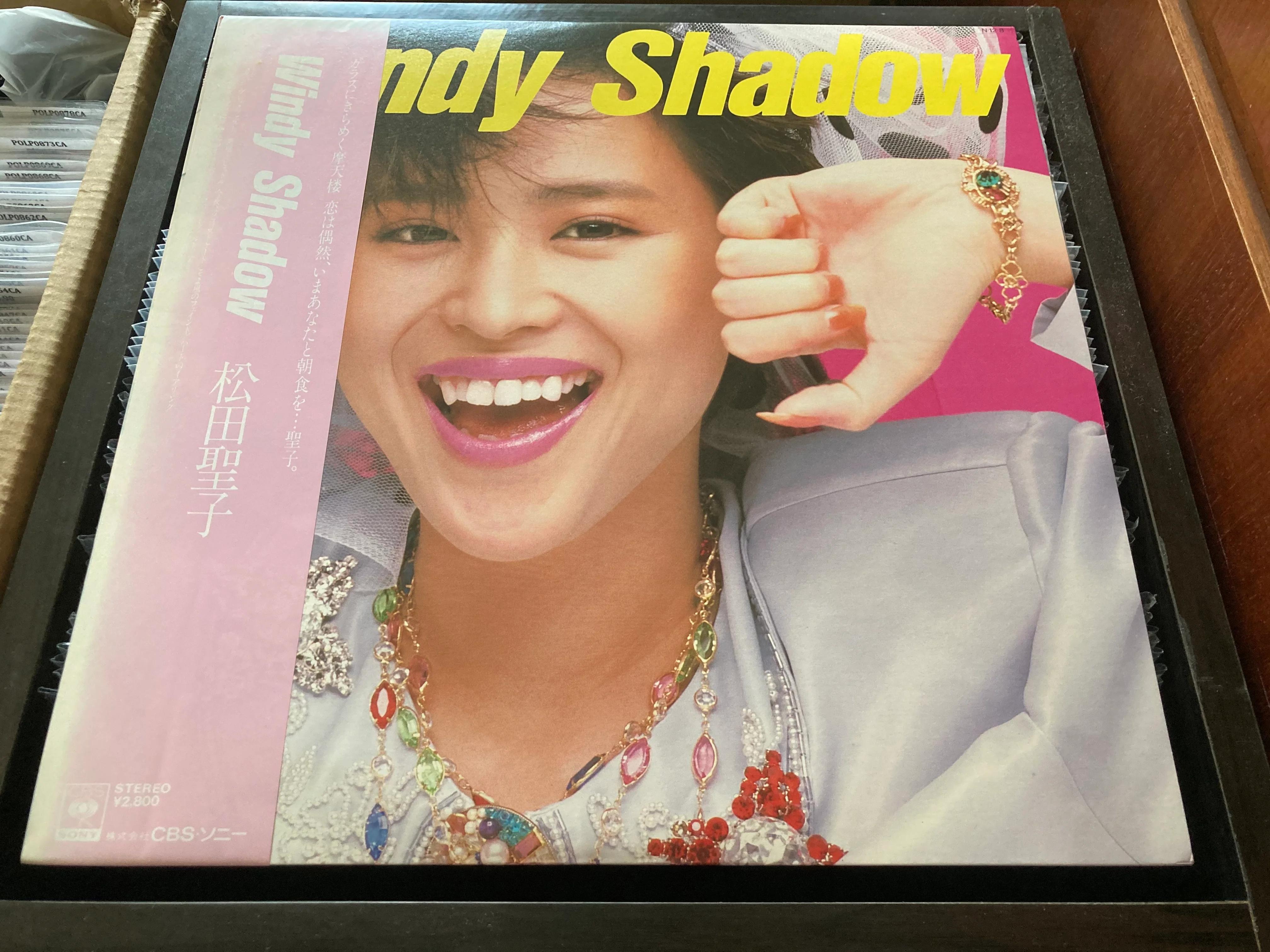 [Pre-owned] Seiko Matsuda / 松田聖子 - Windy Shadow CW/OBI LP 33⅓rpm (Out Of Print) (Graded: NM/NM)