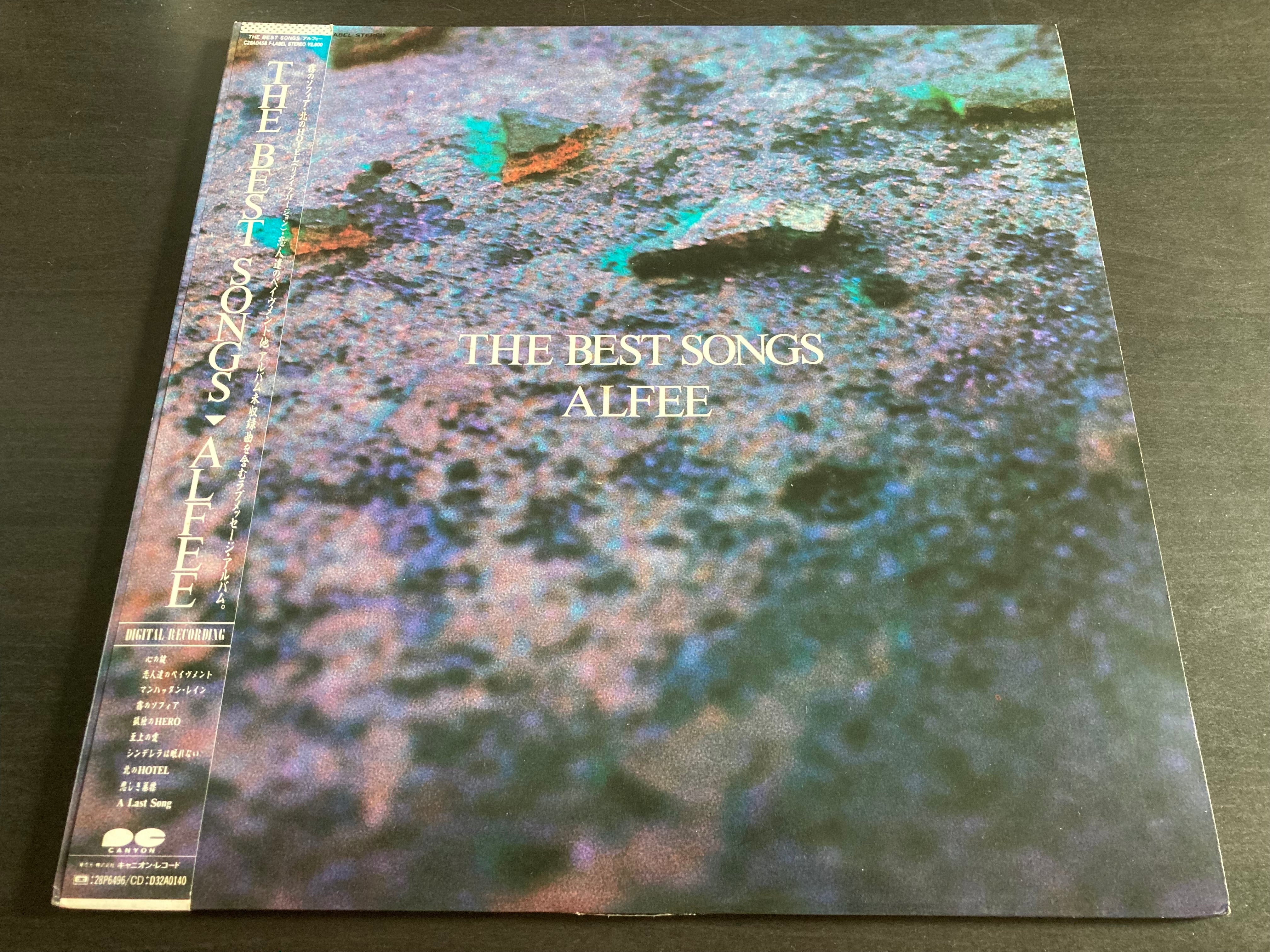 [Pre-owned] The ALFEE - The Best Songs LP 33⅓rpm CW/OBI (Out Of Print) (Graded:EX/EX)
