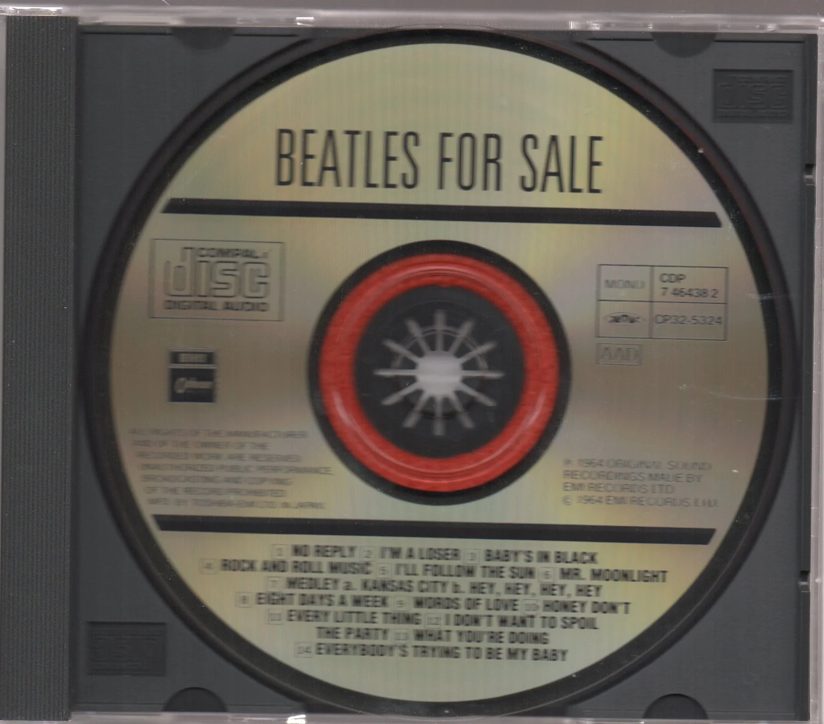 [Pre-owned] The Beatles - Beatles For Sale CW/OBI (Out Of Print) (Graded:EX/NM) - Image 3