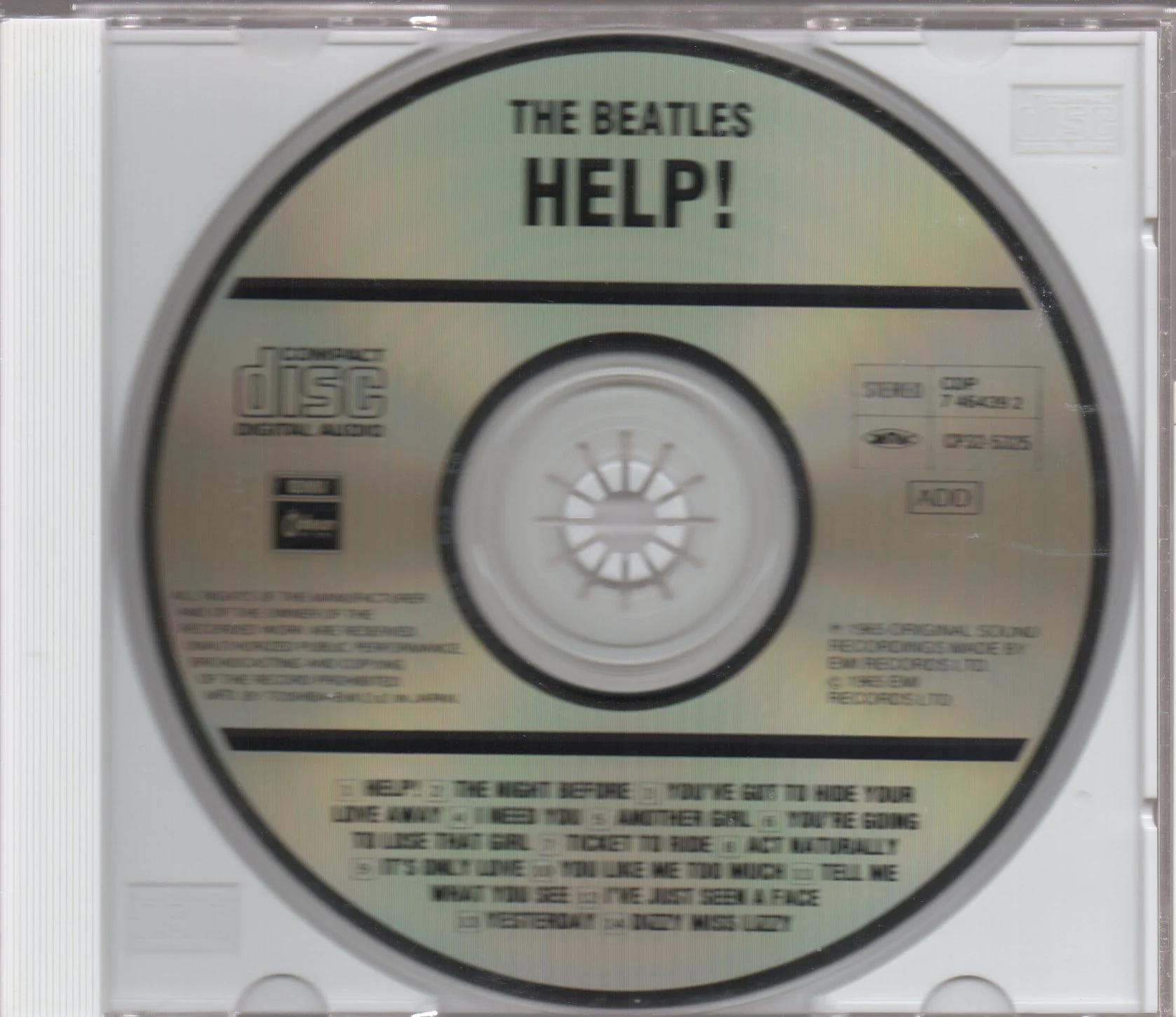 [Pre-owned] The Beatles - Help! CW/OBI (Out Of Print) (Graded:NM/NM) - Image 3