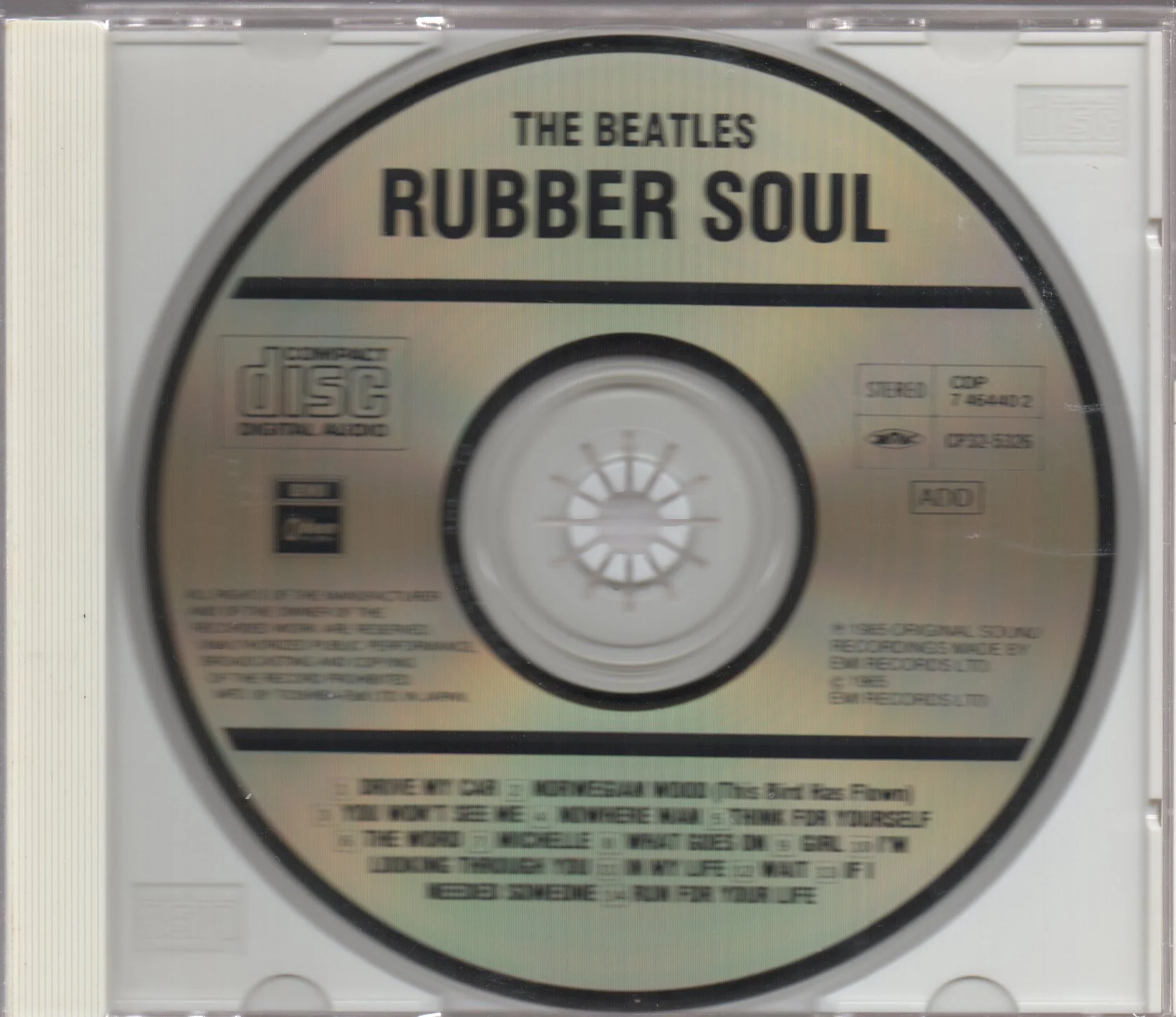 [Pre-owned] The Beatles - Rubber Soul CW/OBI (Out Of Print) (Graded:NM/NM) - Image 3