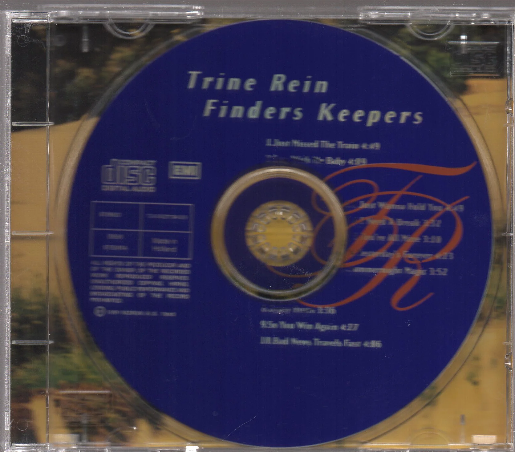 [Pre-owned] Trine Rein - Finders Keepers (Out Of Print) (Graded:VG/EX) - Image 3