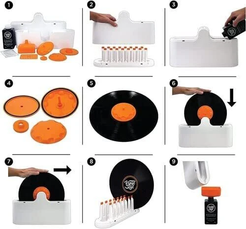 Vinyl Styl® Deep Groove Record Washer System - For 7/10/12 Inch (White) - Image 7